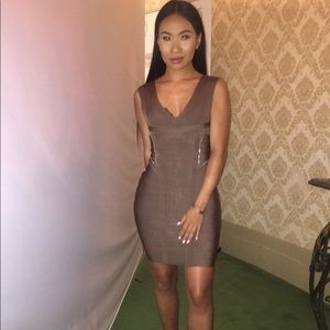 olive green bandage dress - Marciano